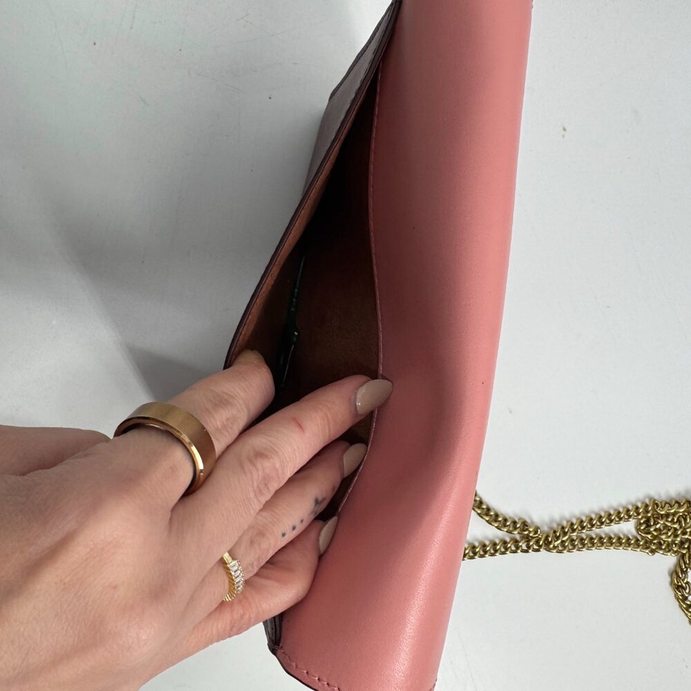 NEW Coach Colorblock Signature Canvas Tabby Chain Clutch Size Small - Picture 11 of 15